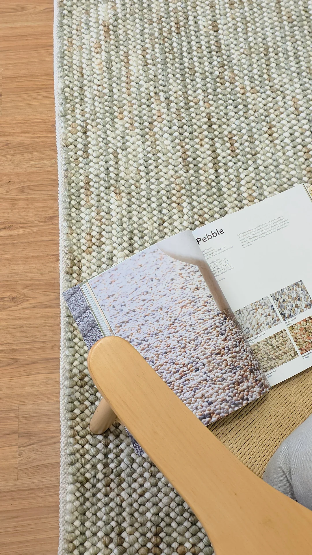 Pebbles Sage Green Rug