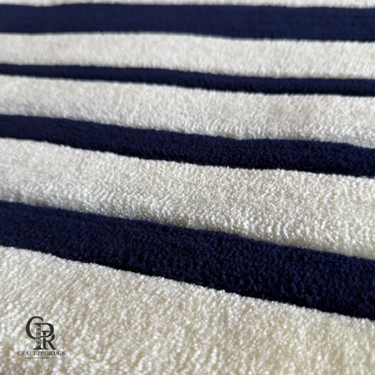 Black & Ivory Striped