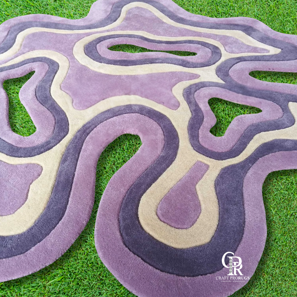 Irregular Shape Floor Rug