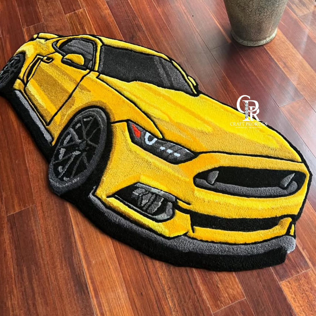 Yellow Sports Car