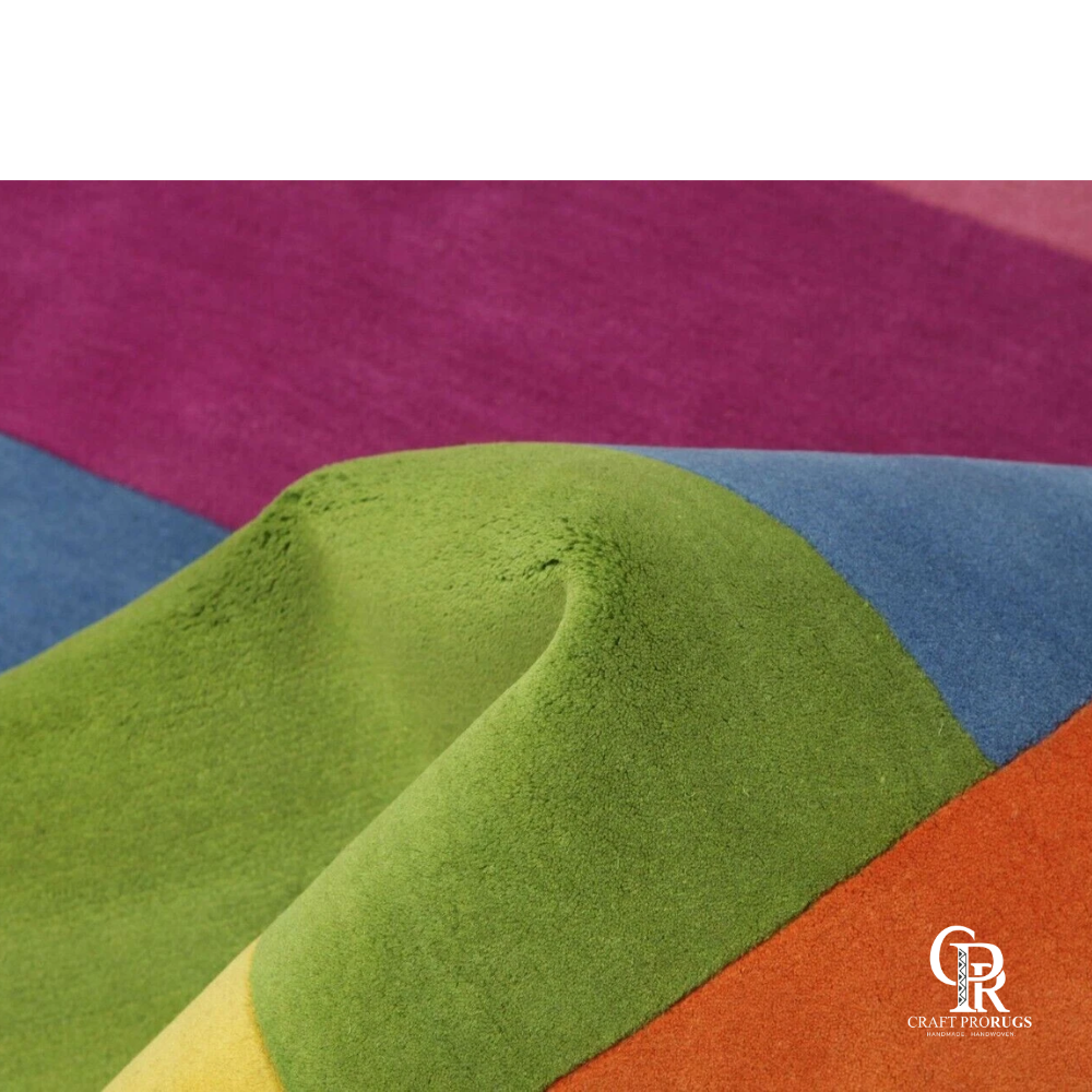 Multicolor Striped Rug