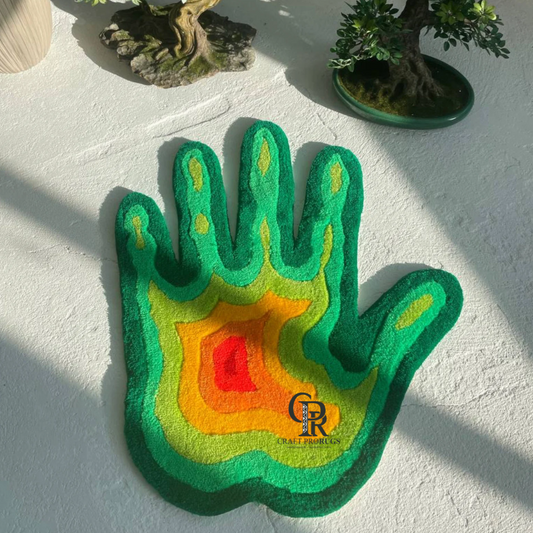 Hand-Shaped Rug