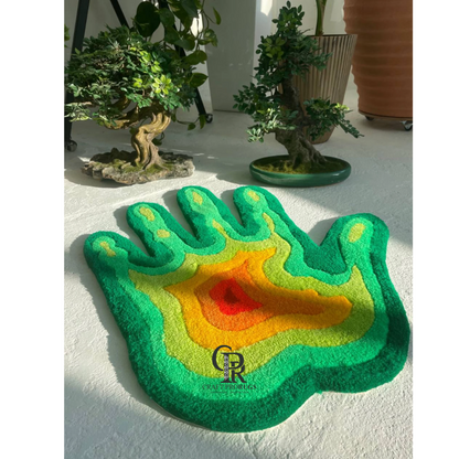 Hand-Shaped Rug