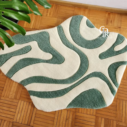 Monoloop Abstract Rug