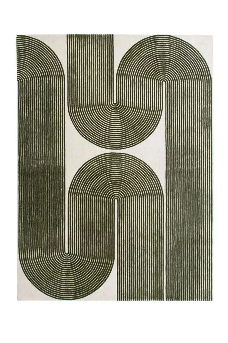 Viper Olive Hand Tufted