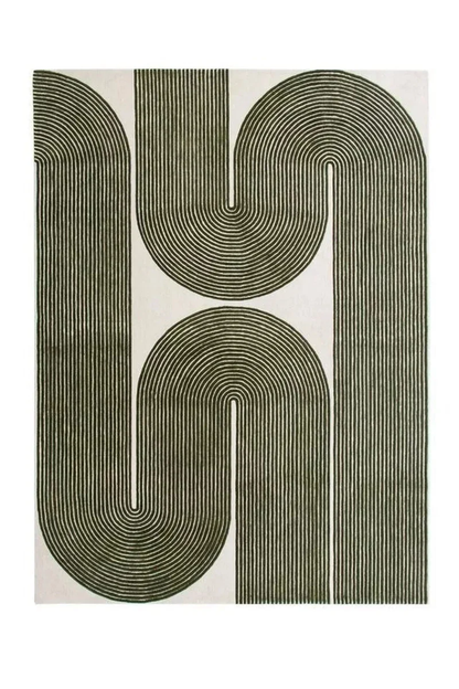 Viper Olive Hand Tufted