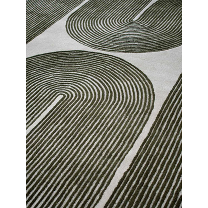 Viper Olive Hand Tufted