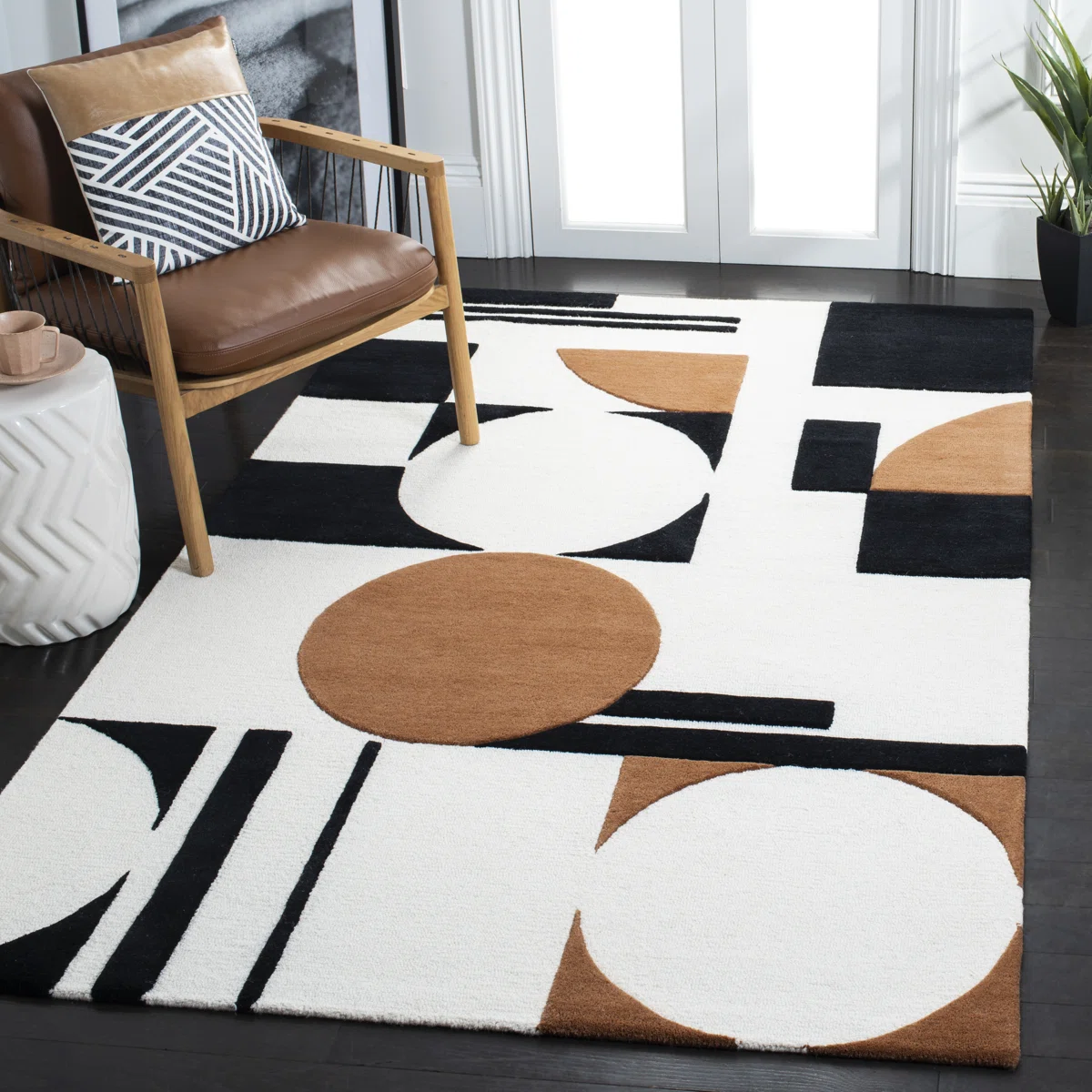 Antoni Geometric Wool Rug