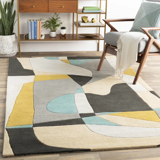 Gaye Geometric Wool Rug