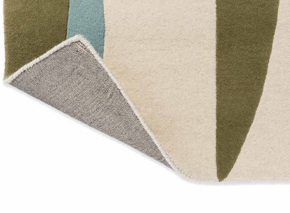 harlequin torillo hand tufted wool rug backing detail