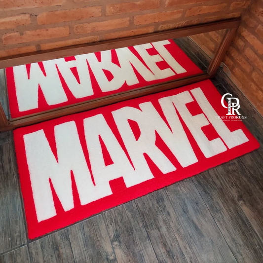 Marvel Hand Tufted Rug full front view showing its elegant texture and design