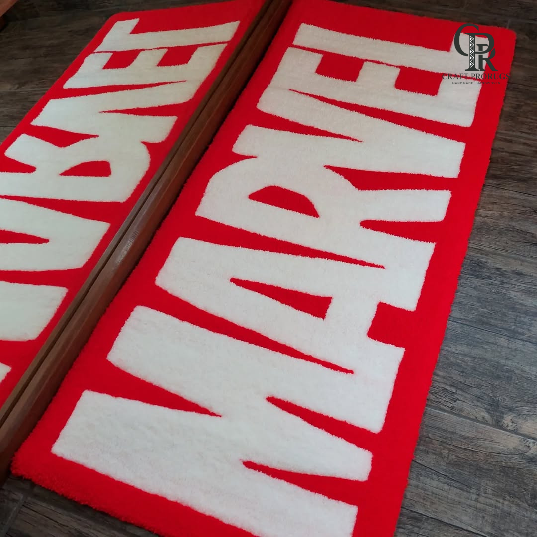 Marvel Hand Tufted Rug side angle highlighting its soft pile and premium craftsmanship.