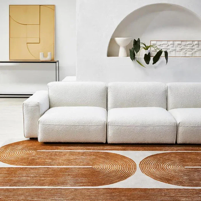 Viper Orange Hand Tufted