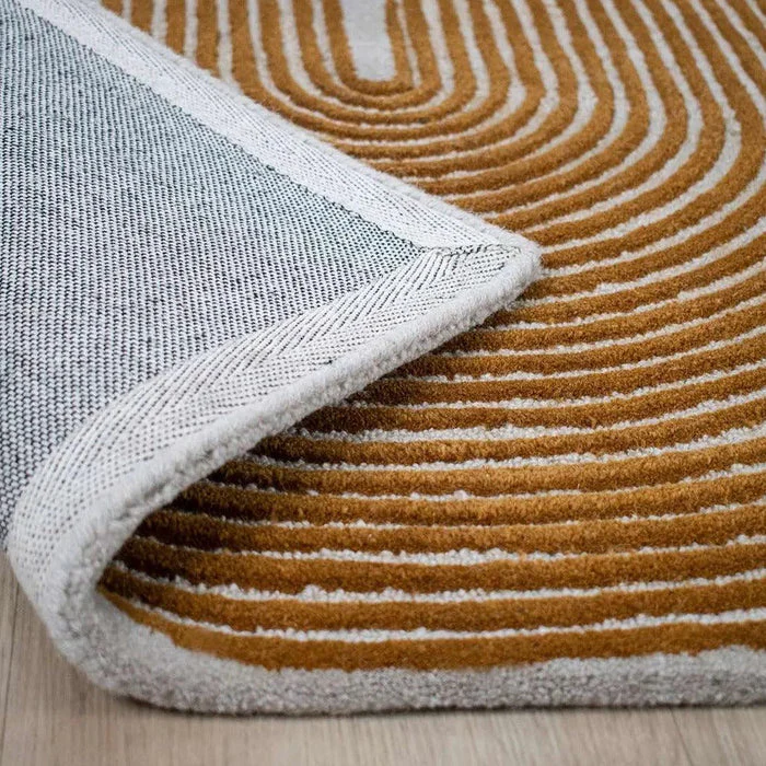 Viper Orange Hand Tufted