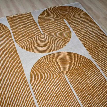 Viper Orange Hand Tufted